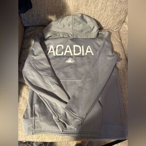 Gray Acadia National Park Hoodie